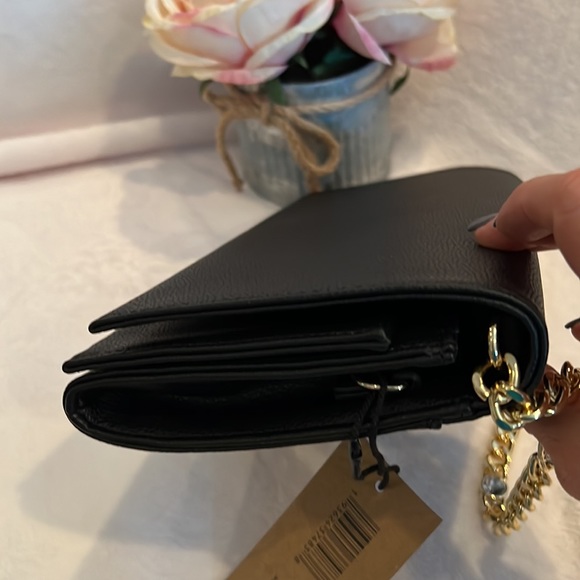 Steve Madden black clutch 10.5x5.5x1 new with tag - Picture 8 of 10